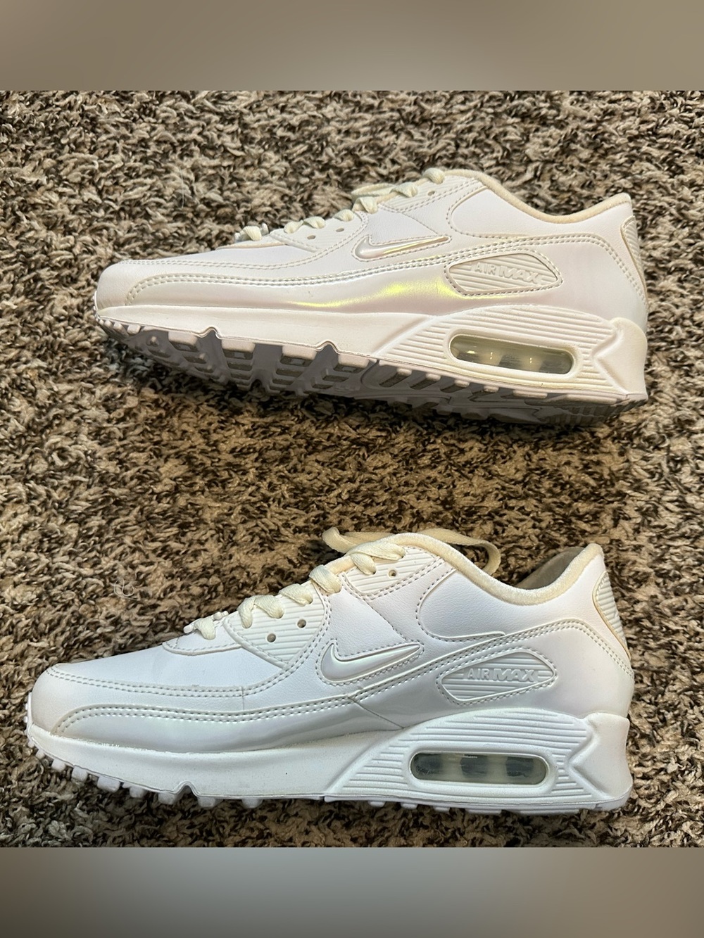 Women Nike Airmax Pearlescent Just Do It Sneakers